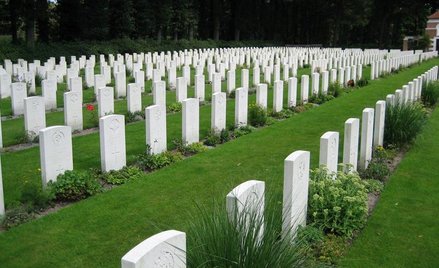 Cmentarz koło Arhnem w Holandii