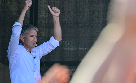 Björn Höcke, zwany nazistą, faszystą, uznawany za małego Hitlera