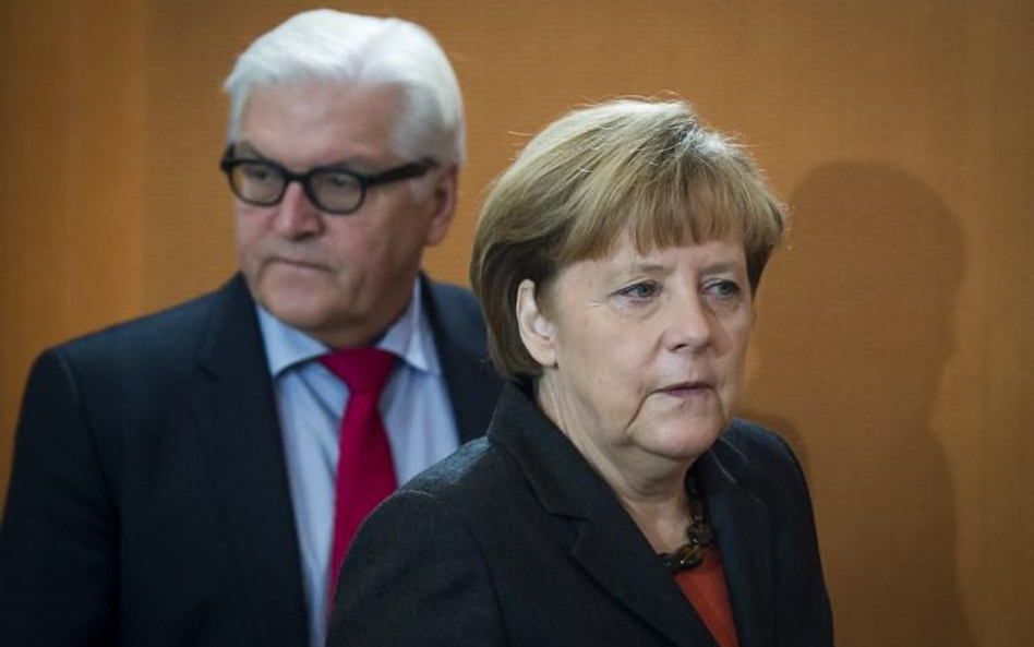 Angela Merkel i Frank-Walter Steinmeier