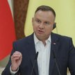 Prezydent Andrzej Duda w Kijowie na wspólnej z prezydentem Ukrainy Wołodymyrem Zełenskim konferencji