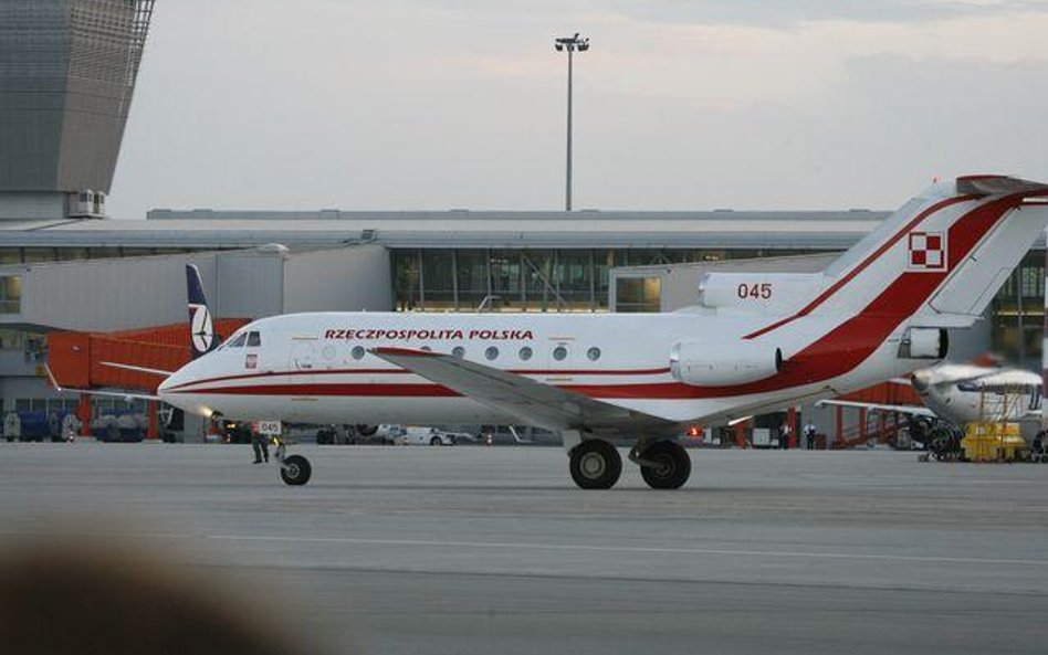 Jak-40 z 36. Specjalnego Pułku Lotnictwa Transportowego