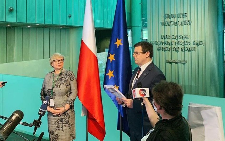 Małgorzata Gersdorf i Krystian Markiewicz