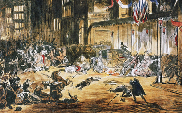 Zamach na Napoleona III przed paryską operą, 14 stycznia 1858 r.