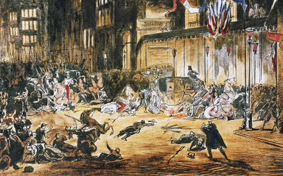 Zamach na Napoleona III przed paryską operą, 14 stycznia 1858 r.