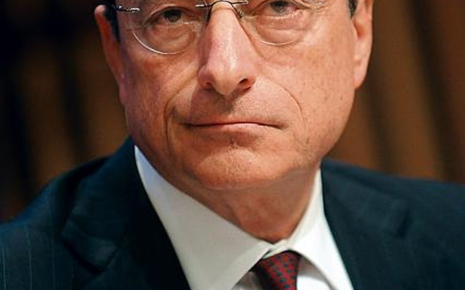 Prezes Europejskiego Banku Centralnego Mario Draghi Fot. bloombrg