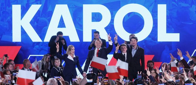 Wieczór wyborczy Karola Nawrockiego, 1 czerwca 2025 r.