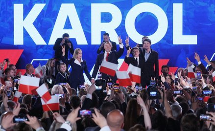Wieczór wyborczy Karola Nawrockiego, 1 czerwca 2025 r.