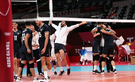 Radość Irańczyków po wygranym meczu z Polską