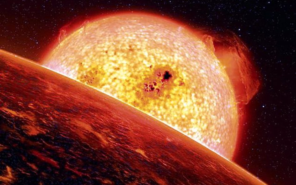 Układ planetarny w dalekim gwiazdozbiorze Jednorożca