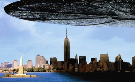 Kadr z filmu „Dzień Niepodległości” (1996 r.) w reżyserii Rolanda Emmericha