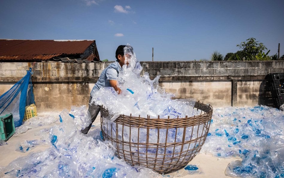Centrum recyklingu w Tajlandii.