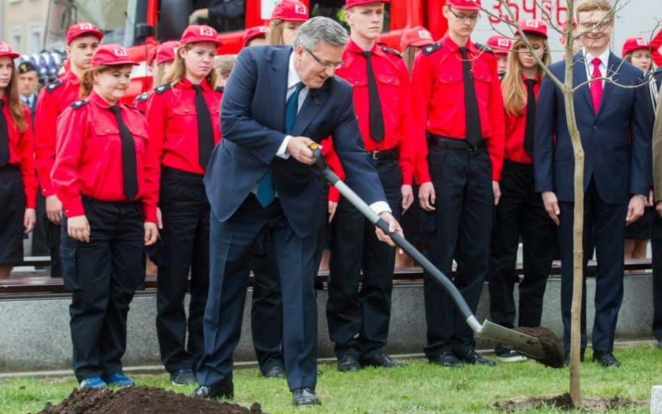 Bronisław Komorowski w trakcie kampanii