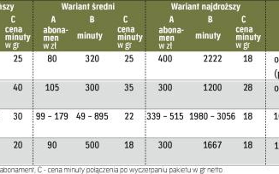 Oferty operatorów komórkowych dla biznesu