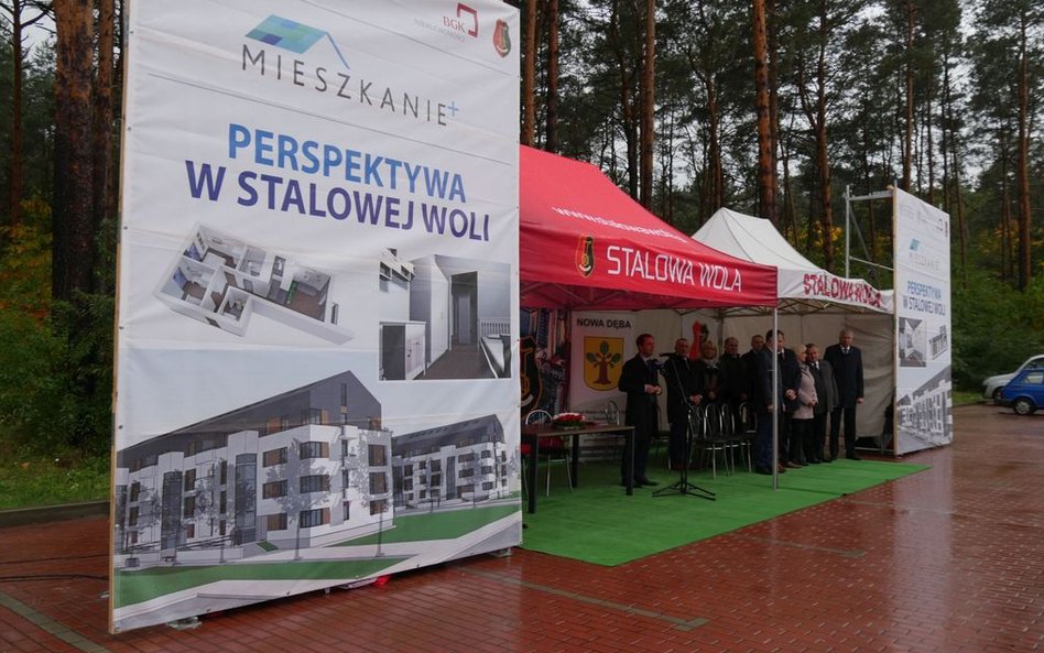 Program Mieszkanie Plus najbardziej zaawansowany jest w Stalowej Woli.