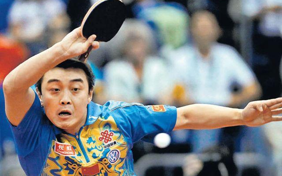 Wang Hao, nowy mistrz świata w grze pojedynczej, najbardziej prestiżowej. Wcześniej dwukrotnie zdoby