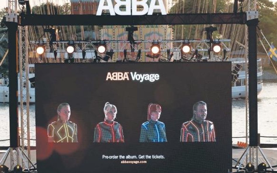 ABBA-tary, czyli awatary członków grupy, ogłaszają wydanie nowego albumu „Voyage”, Sztokholm, wrzesi