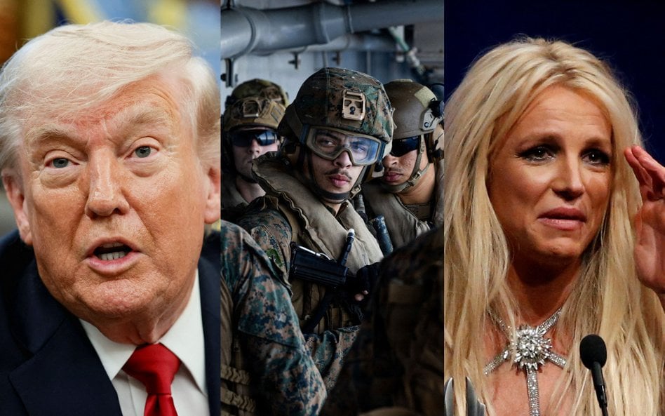Prezydent USA Donald Trump nie wykluczył wycofania wojsk USA z części Europy, piosenkarka Britney Sp