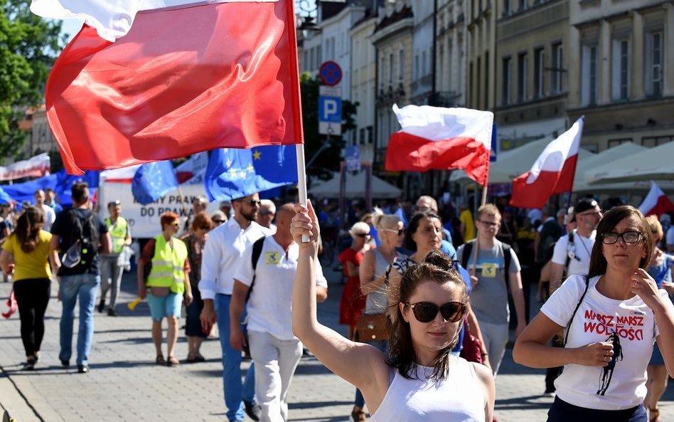 Prof. Zybertowicz: Mój syn oszacował liczebność Marszu Wolności