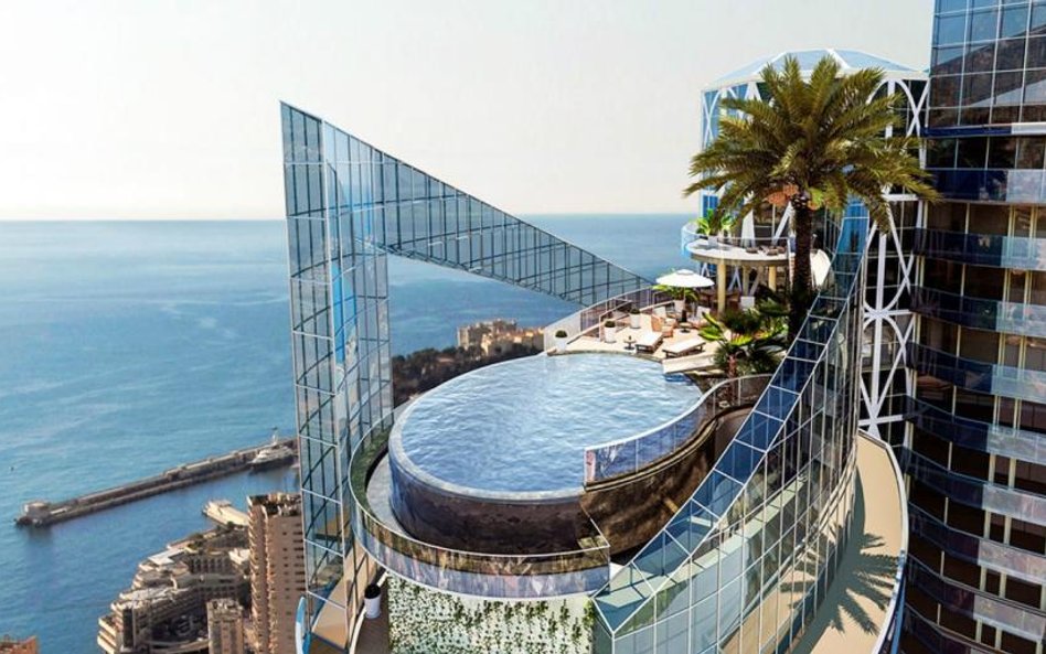 Penthouse w Tour Odeon w Monako (źródło Tour Odéon Monaco)