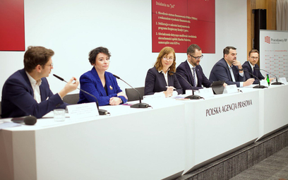 Konrad Płochocki, wiceprezes PZFD, próbował wyciągnąć konkrety od przedstawicieli ugrupowań mających