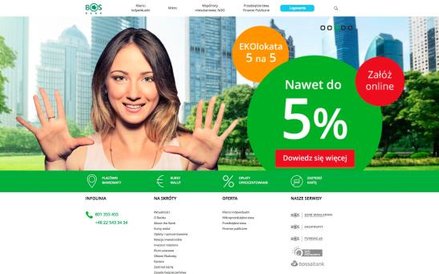 Wysoko ocenione strony internetowe banków: Deutsche Bank, BGŻ BNP Paribas, BOŚ Bank