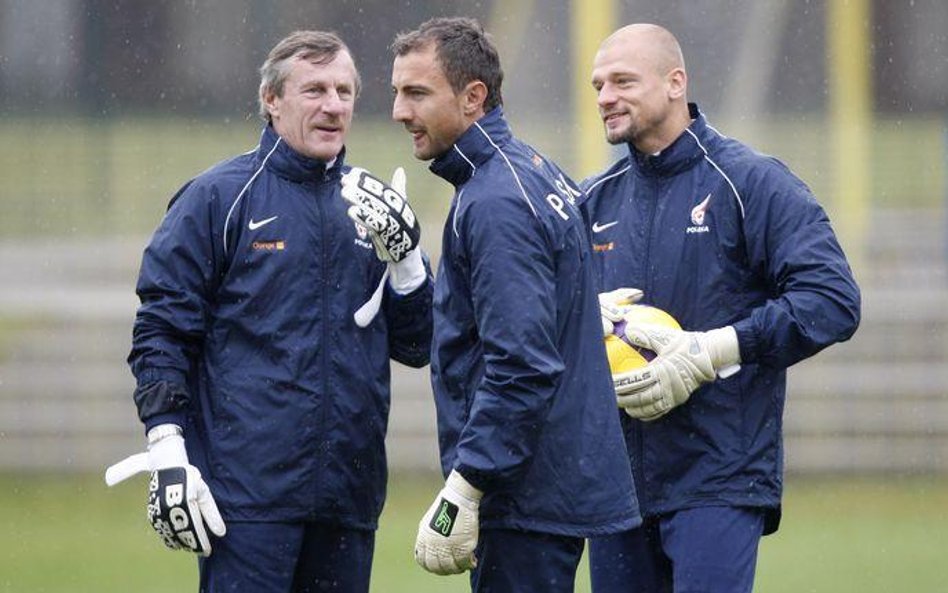 Trening przed meczem Polska - Słowacja