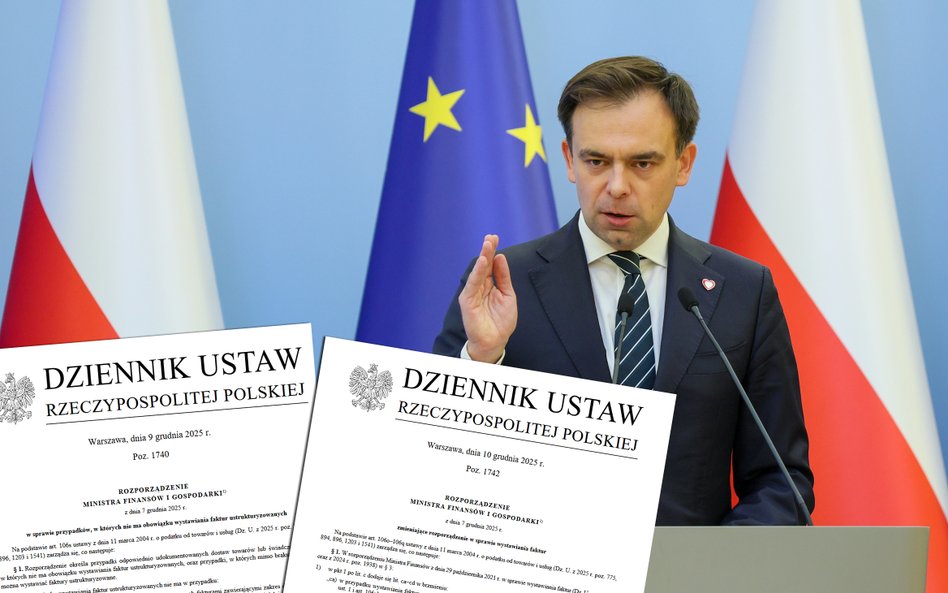 Minister finansów Andrzej Domański podpisał cztery rozporządzenia wykonawcze dotyczące funkcjonowani