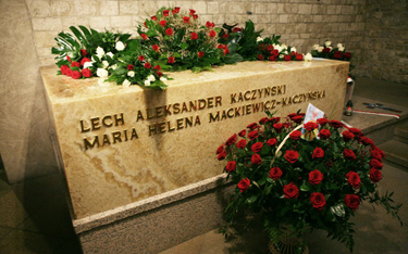 Grób Lecha i Marii Kaczyńskich na Wawelu