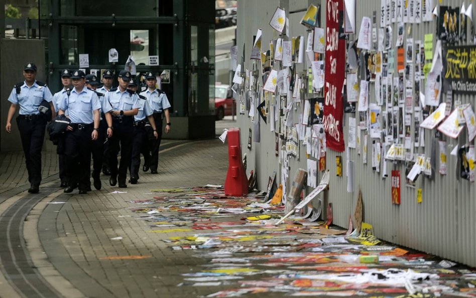 Chiny: Zero tolerancji dla protestów w Hongkongu