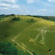 Wizerunek mężczyzny w pobliżu wioski Cerne Abbas w południowej Anglii