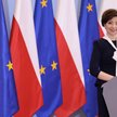 Minister rodziny i polityki społecznej Marlena Maląg podczas konferencji prasowej w KPRM