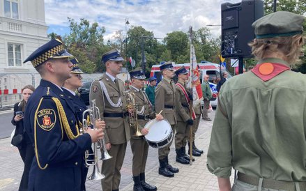 Zagrała orkiestra Straży Miejskiej m.st. Warszawy