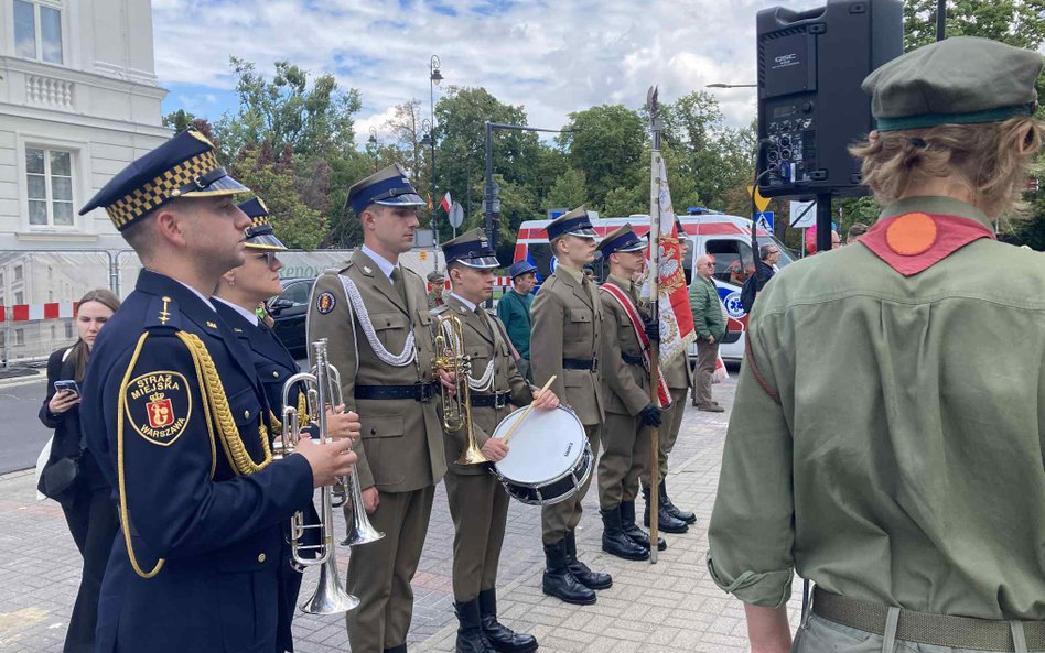 Zagrała orkiestra Straży Miejskiej m.st. Warszawy