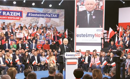 „Tak dla CPK, dla atomu, wielkiej chemii, regulacji Odry, portu kontenerowego w Świnoujściu, dla wie
