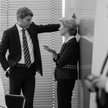 Jan Hecker i Ursula von der Leyen