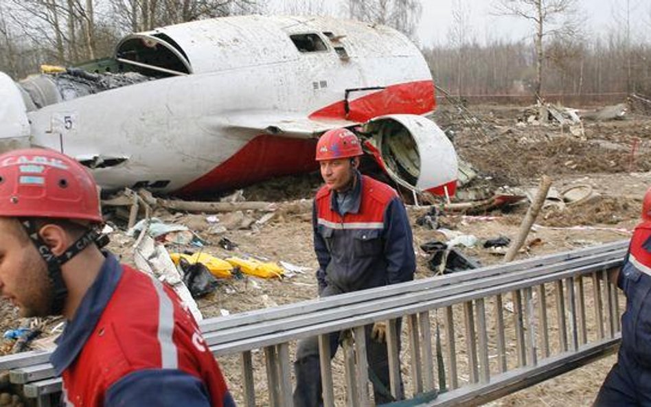 Miejsce katastrofy prezydenckiego samolotu