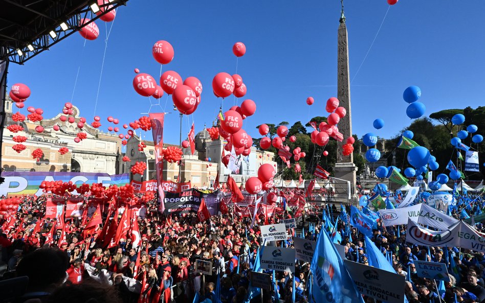 Strajk we Włoszech przeciwko budżetowi rządu na 2024 r.
