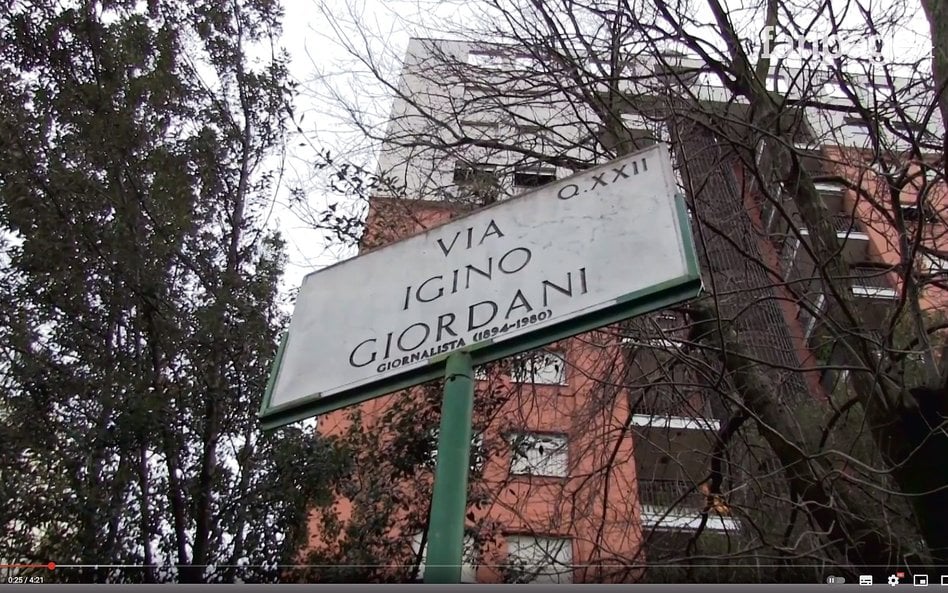 Przy via Igino Giordani na peryferiach Rzymu w marcu 2016 roku miała miejsce bulwersująca zbrodnia, 