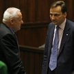 Stefan Niesiołowski (z lewej) i Radosław Sikorski