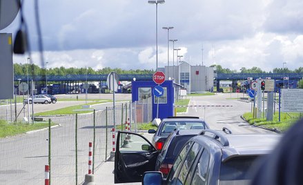 Terehova, przejście graniczne między Łotwą a Rosją