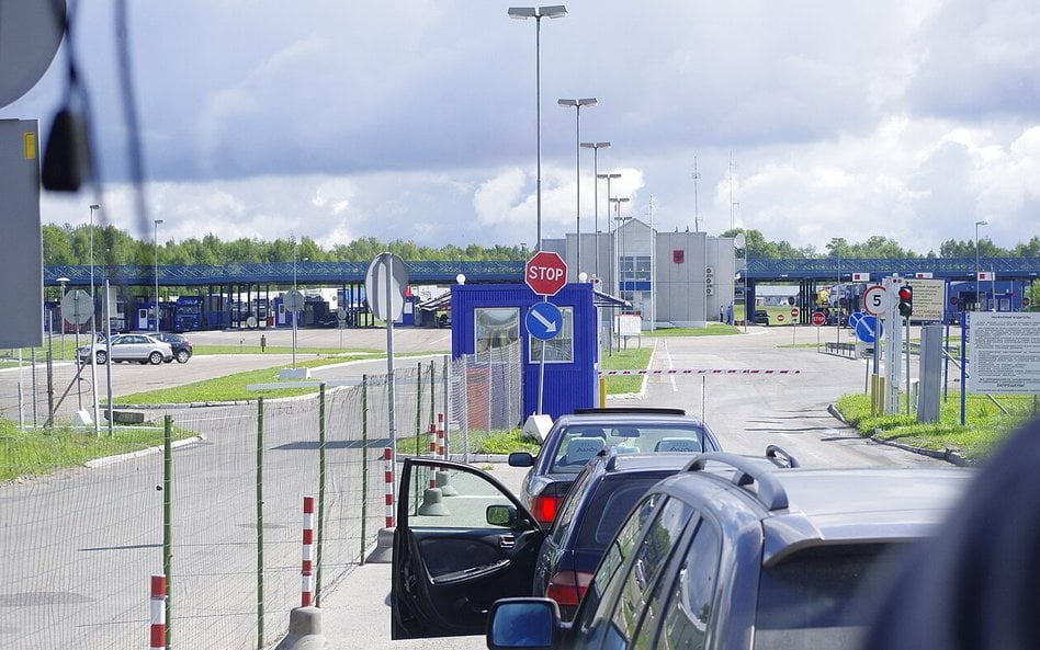 Terehova, przejście graniczne między Łotwą a Rosją