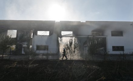 Podczas pożaru hali w Lublinie zniszczeniu uległ też serwer z monitoringiem. Policja nie zdołała odz