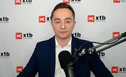 Gościem Przemysława Tychmanowicza w Parkiet TV był Maciej Kietliński, analityk XTB. Fot. mat. prasow