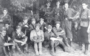 Okolice Mejszagoły, powiat wileńsko-trocki, 11 lipca 1944. Żołnierze oddziału partyzanckiego Okręgu 