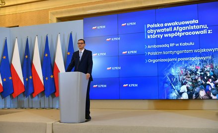 Mateusz Morawiecki: 14 samolotów z Afganistanu. Koniec ewakuacji