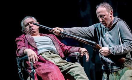 Jerzy Radziwiłowicz (Kapitan) i Cezary Kosiński (Woyzeck)