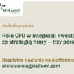 Dyrektor finansowy jako architekt zrównoważonej strategii. Trzy perspektywy: rady nadzorczej, fundus