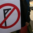 Protest przeciników kary śmierci w Warszawie