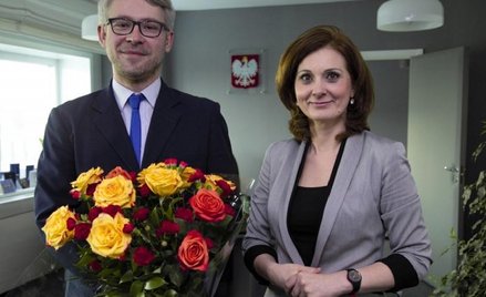 Mirosław Sanek i Edyty Bielak-Jomaa