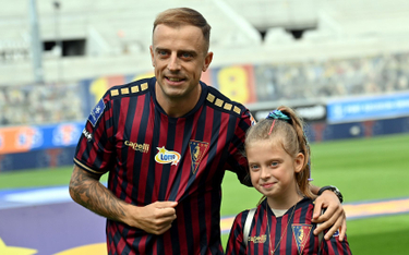 Kamil Grosicki z córką